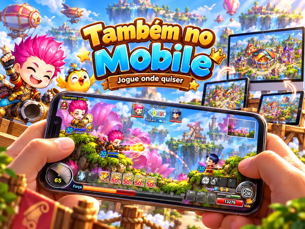 Também no Mobile — Jogue onde quiser